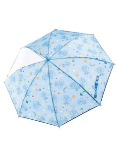 Зонт трость детский механический голубой Playtoday