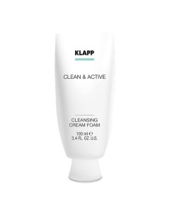 Очищающая крем пенка CLEAN ACTIVE Cleansing Cream Foam 100 Klapp cosmetics