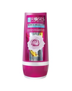 Бальзам для волос ROSES розовый эликсир аргановое масло 200 Nature of agiva