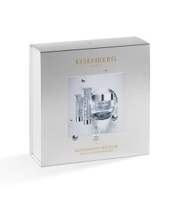 Набор с ночным кремом восстанавливающим укрепляющим с алмазной пудрой для лица и шеи ночной Eisenberg