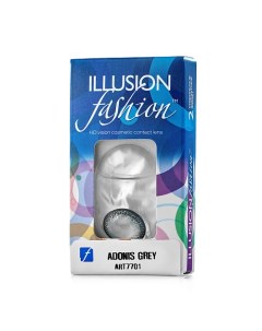Цветные контактные линзы fashion ADONIS grey Illusion