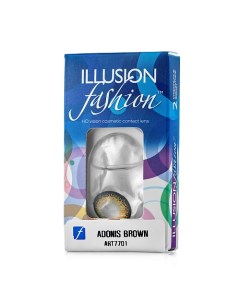 Цветные контактные линзы fashion ADONIS brown Illusion