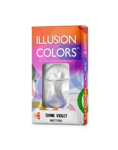 Цветные контактные линзы colors SHINE violet Illusion