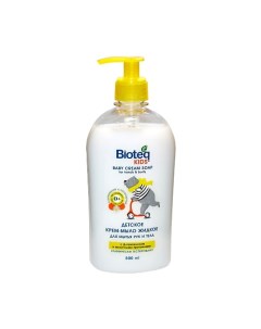 Детское крем мыло жидкое для мытья рук и тела 500 Bioteq