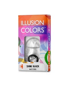 Цветные контактные линзы colors SHINE black Illusion