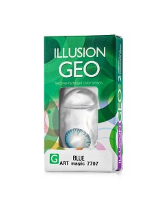 Цветные контактные линзы GEO Magic blue Illusion