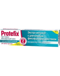 Протефикс крем фиксирующий д зубных протезов экстра сильный мята 40мл Аптека