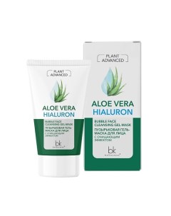 Plant Advanced Aloe Vera Пузырьковая гель маска для лица с очищающим эффектом 110 Belkosmex