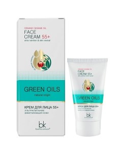 Green Oils Крем для лица 55 ультрапитание ревитализация кожи 40 Belkosmex