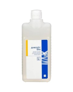 Антисептическое антибактериальное мыло Диасофт био 1 литр 1000 Интерсэн