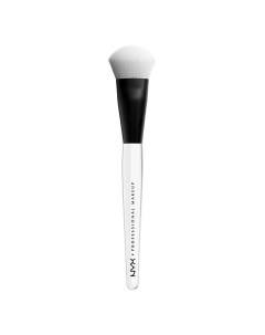 Профессиональная кисть для нанесения хайлайтера HIGH GLASS ILLUMIN POWDER BRUSH HGB 110 Nyx professional makeup