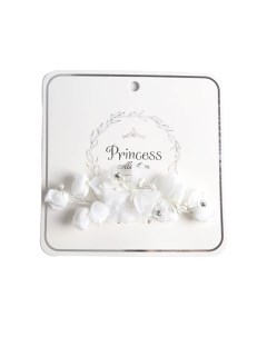 PRINCESS COLLECTION Заколка для волос Flowers White Twinkle