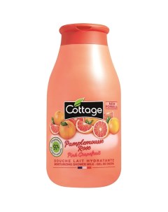 Молочко для душа увлажняющее Moisturizing Shower Milk Pink Grapefruit Cottage