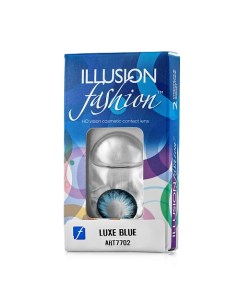 Цветные контактные линзы fashion LUXE blue Illusion