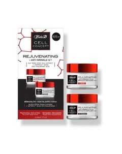 Cell Concept Омолаживающий набор для кожи Кремы против морщин дневной и ночной 65 100 Helia-d