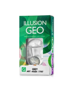 Цветные контактные линзы GEO Magic grey Illusion