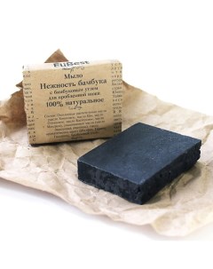 Натуральное мыло с бамбуковым углем для проблемной кожи Нежность бамбука 98 Elibest