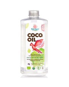 Кокосовое масло для тела и волос первого холодного отжима 500 Nai harn