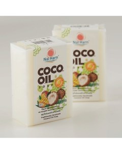 Мыло ручной работы кокосовое натуральное с ароматом манго 120 Nai harn