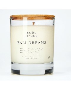 Ароматическая свеча BALI DREAMS с хлопковым фитилем 225 Soul hygge