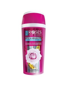 Шампунь для волос ROSES розовый эликсир аргановое масло 250 Nature of agiva