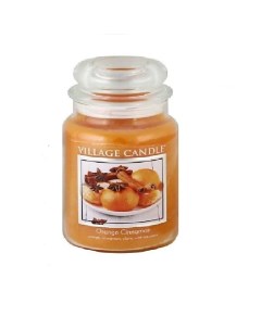 Ароматическая свеча Orange Cinnamon большая Village candle