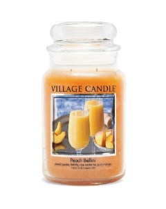 Ароматическая свеча Peach Bellini большая Village candle