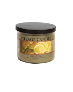 Ароматическая свеча Citrus Sage чаша средняя Village candle