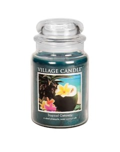 Ароматическая свеча Tropical Getaway большая Village candle