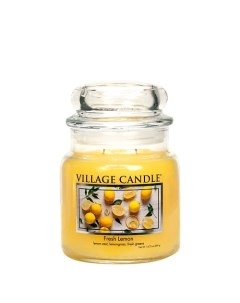 Ароматическая свеча Fresh Lemon средняя Village candle