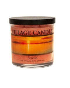 Ароматическая свеча Sunrise стакан маленькая Village candle