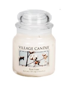 Ароматическая свеча Pure Linen средняя Village candle