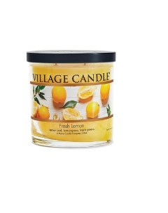 Ароматическая свеча Fresh Lemon стакан маленькая Village candle