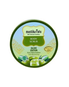 Скраб для тела масляный увлажняющий Olive 200 Mustika ratu