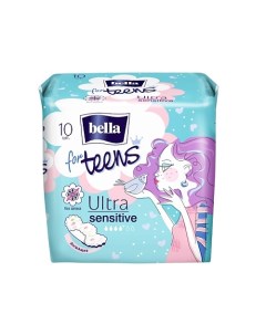Прокладки супертонкие for teens sensitive 10 Bella
