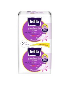 Прокладки ультратонкие Perfecta Ultra Violet deo fresh 20 Bella