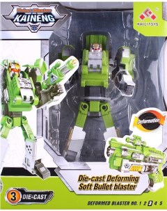 Игрушка Робот бластер с мягкими пулями зеленый DV T 2005 Darvish