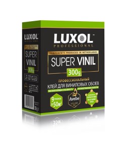 Клей обойный SUPER VINIL Professional коробка 300г Luxol