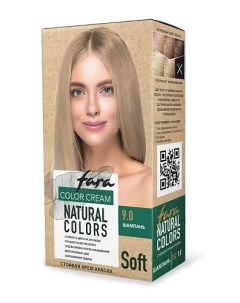 Краска для волос Natural Colors Soft 321 Темный баклажан Fara