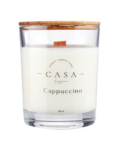 Свеча в стекле Cappuccino 200 Casa leggera