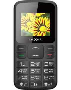 Мобильный телефон TM B208 черный Texet