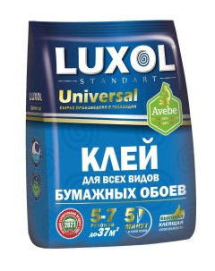 Клей обойный универсальный 180г пакет standart Luxol