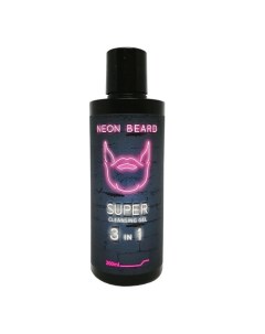 Очищающий гель для лица и бороды VIOLET NEON Карибский ром 200 Neon beard
