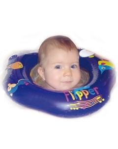 Надувной круг на шею для купания малышей с музыкой Roxy-kids