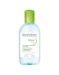 Мицеллярная вода очищающая для жирной и проблемной кожи лица Sebium 250 Bioderma