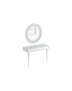 Туалетный столик с зеркалом cloud белый 115x214x43 см Ogogo