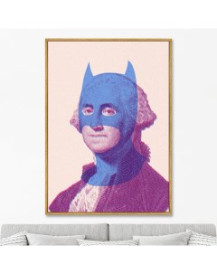 Репродукция картины на холсте the bat one 2022г мультиколор 75x105 см Картины в квартиру
