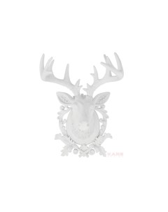 Украшение настенное deer белый 45x68x44 см Kare
