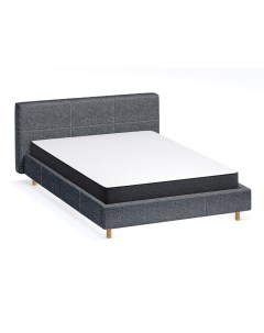 Кровать в коробке bed in box dark grey 80х200 серый 104x93x216 см Iq sleep