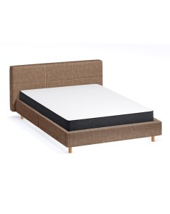 Кровать в коробке bed in box brown 140х200 коричневый 154x93x216 см Iq sleep